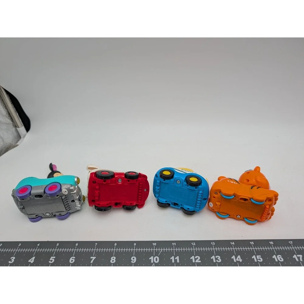 VTech Go Go Smart Vehicle Animal Minnie Mouse Tiger Race Police Car‎ Lot 4